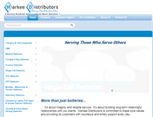 Tablet Screenshot of markeeonline.com